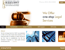 Tablet Screenshot of law.com.hk