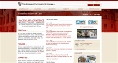 Desktop Screenshot of law.edu