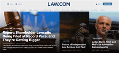 Desktop Screenshot of law.com