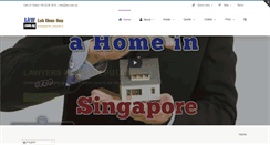Desktop Screenshot of law.com.sg